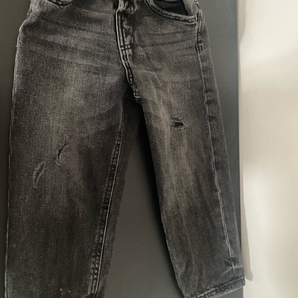 Black distressed toddler jeans - Zara size 3 years